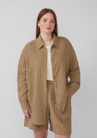 QS Bluse in Grün