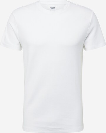 BURTON MENSWEAR LONDON Тениска в бяло: отпред