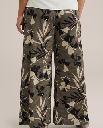 WE Fashion Loosefit Broek in Groen