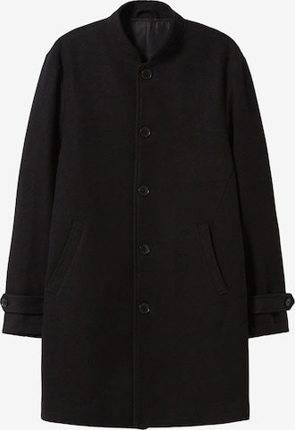 Bershka Přechodný kabát – černá: přední strana