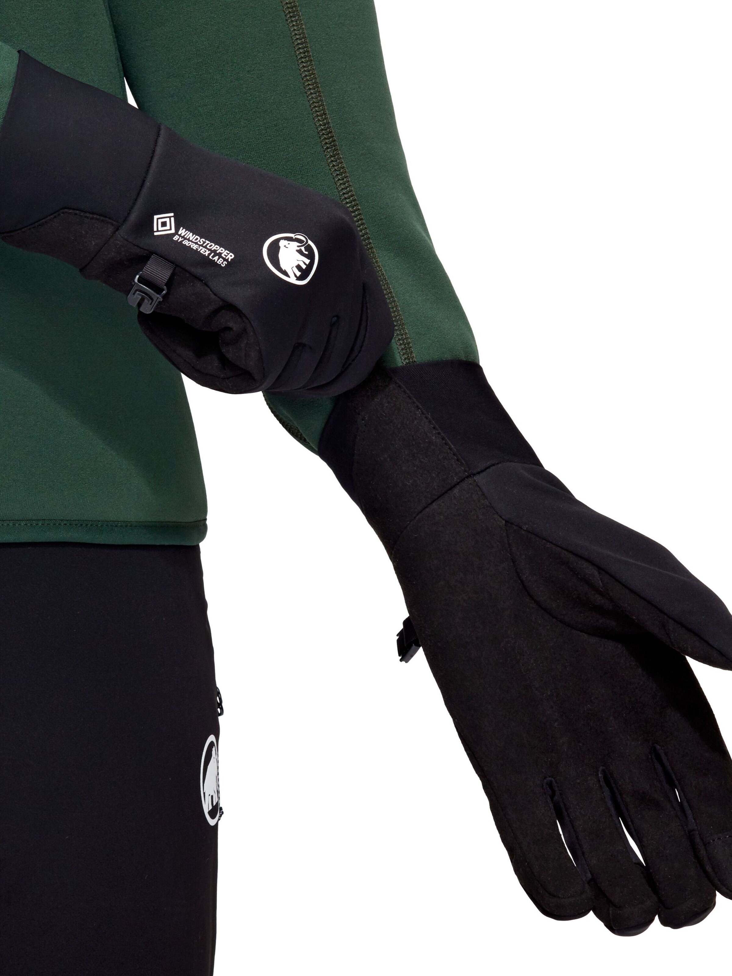 MAMMUT Sporthandschuhe ‘Astro’ in Schwarz