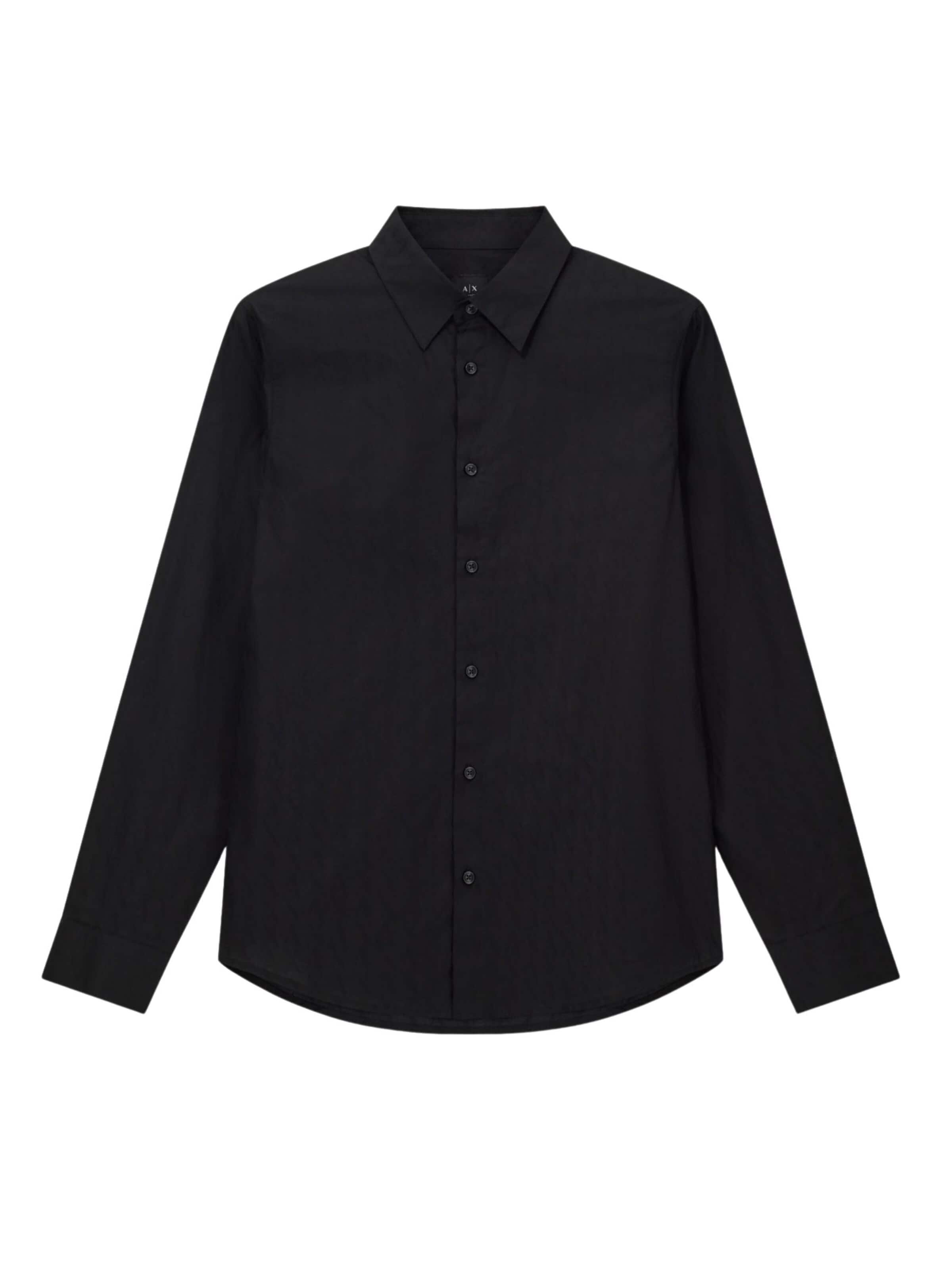 ARMANI EXCHANGE Skjorte 'Camicie' i XXL i sort, Produktvisning