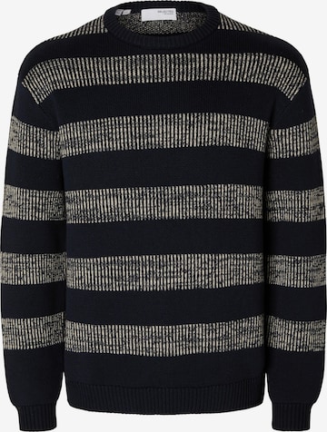 Pull-over SELECTED HOMME en bleu : devant