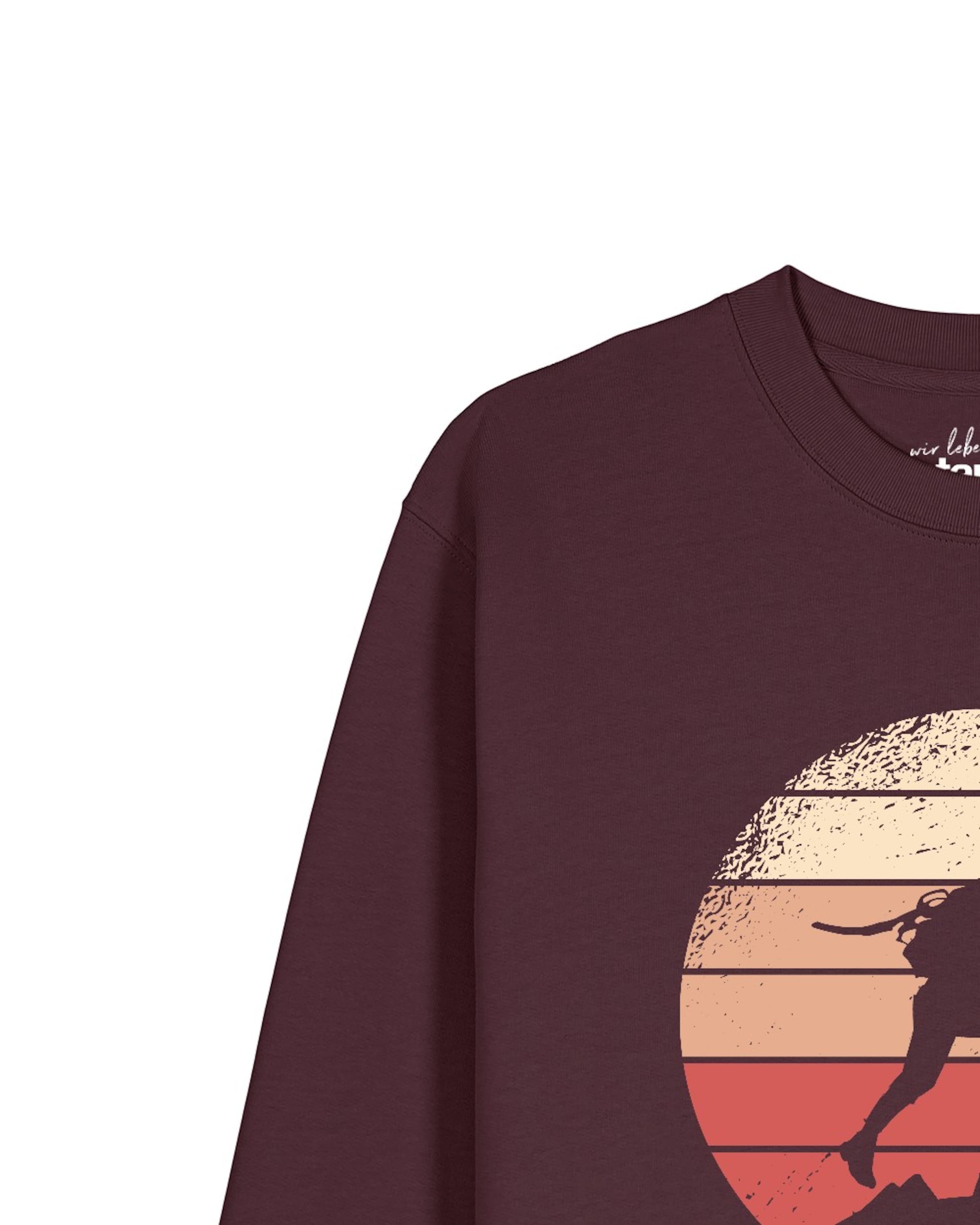 Watapparel Sweatshirt 'Mountain Climbing' in Rood