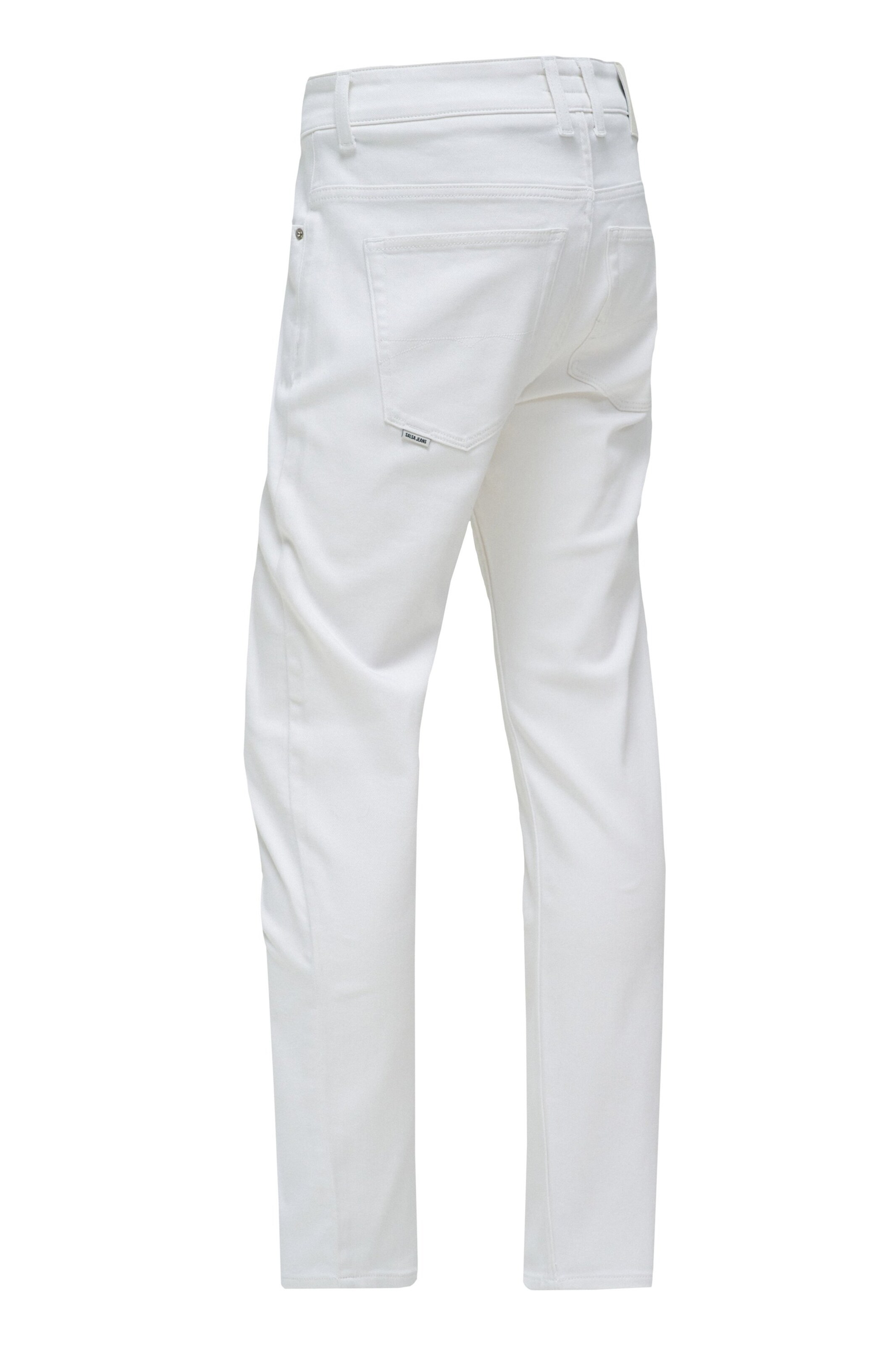 Salsa Jeans Slimfit ChinoHosen 'Slim' in Weiß