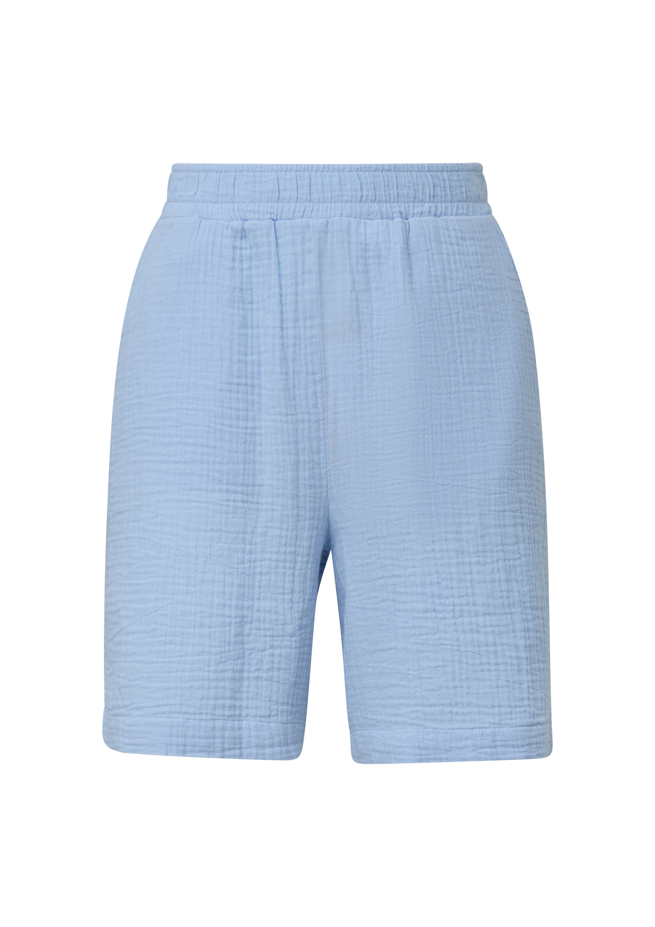 s.Oliver Wide Leg Shorts in Blau: Vorderseite