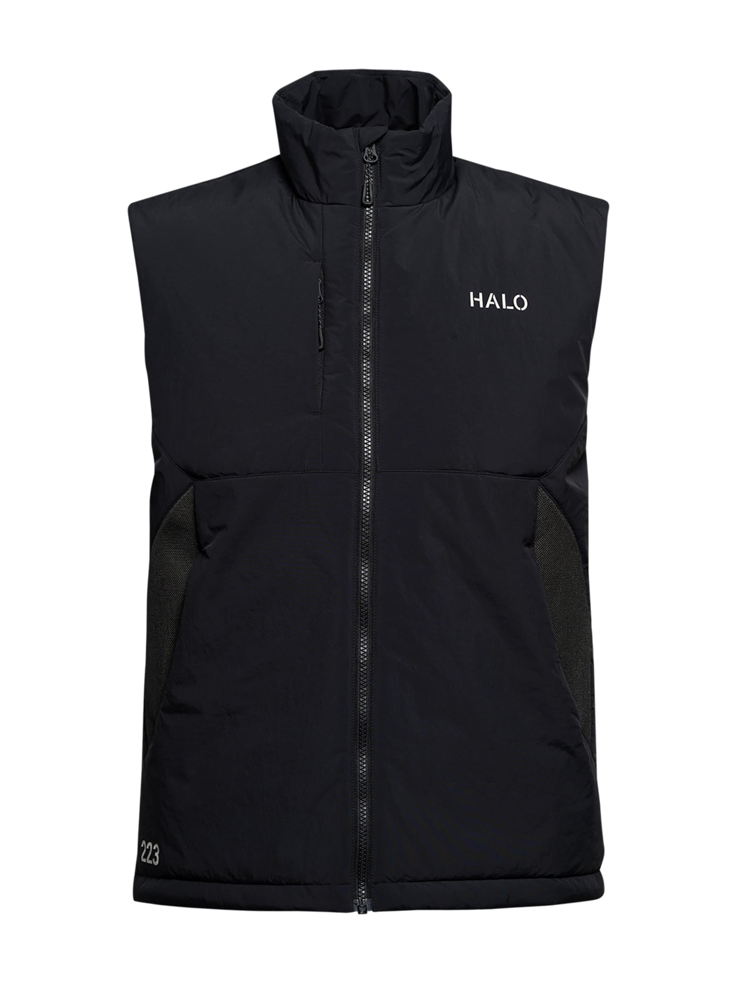 HALO Bodywarmer in Zwart: voorkant