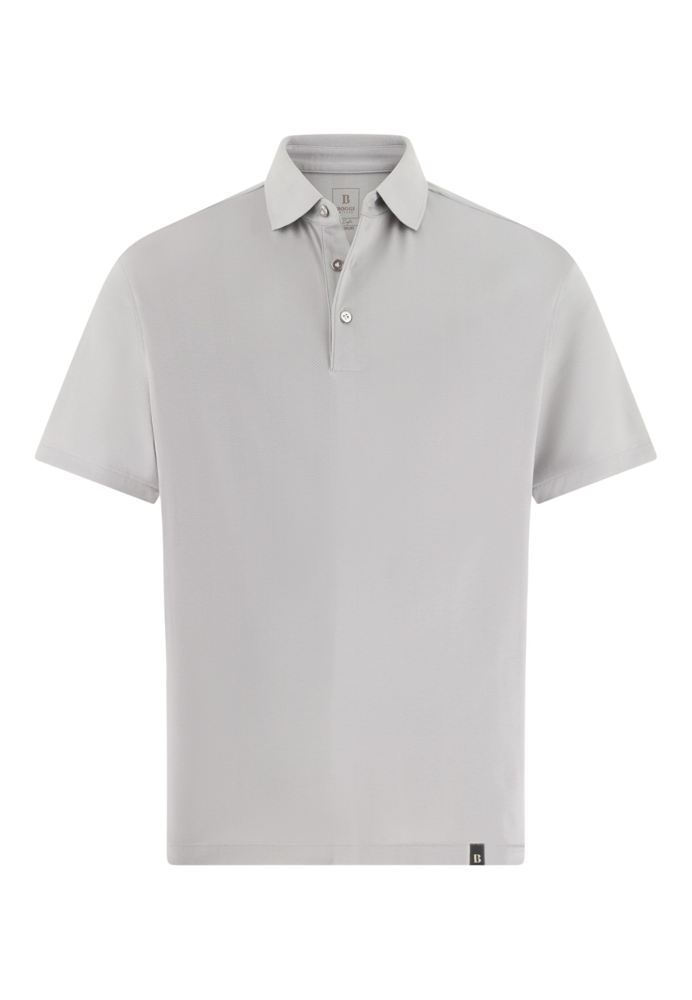 Boggi Milano T-Shirt 'B Tech' en gris clair, Vue avec produit