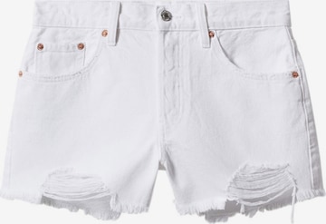 MANGO Regular Shorts 'HAILEY' in Weiß: predná strana