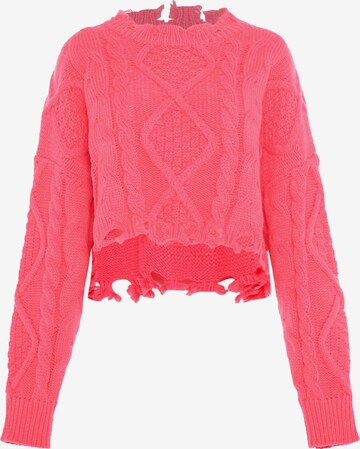 Pull-over MYMO en orange : devant