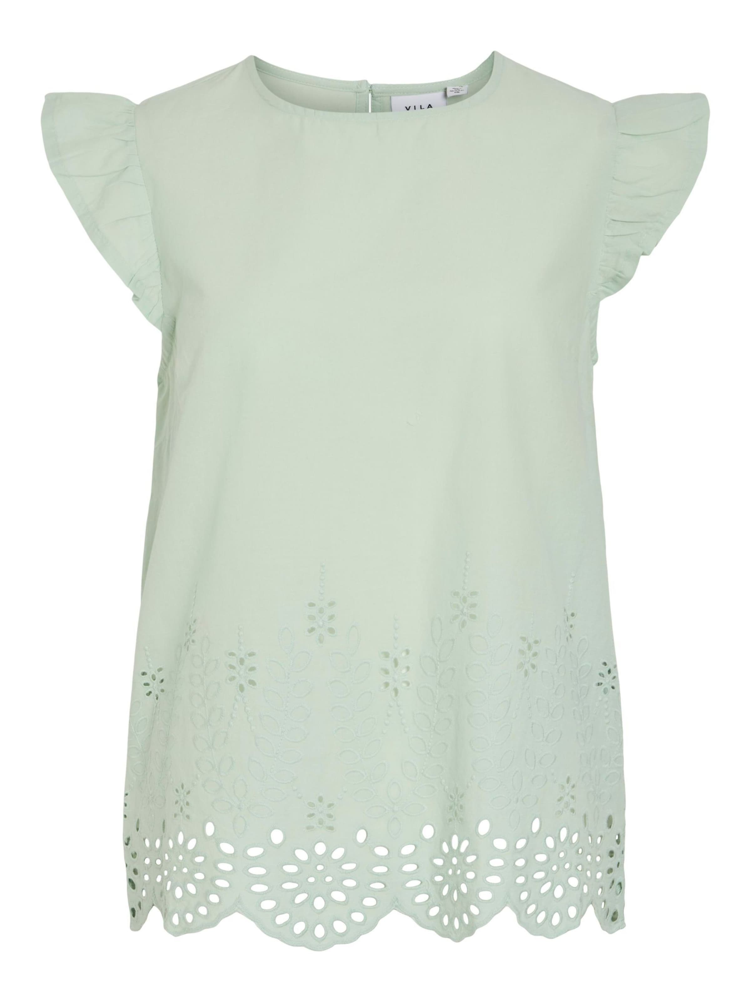 Maglietta 'VIHortensa' di VILA in verde: frontale
