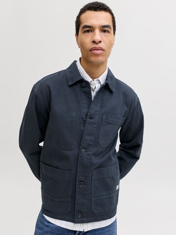 Coupe regular Chemise JACK & JONES en bleu : devant