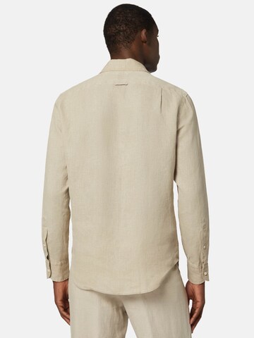 Boggi Milano Regular fit Button Up Shirt in Beige