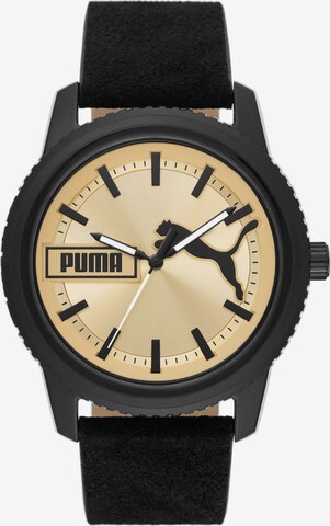 PUMA Analog Watch in Beige: front