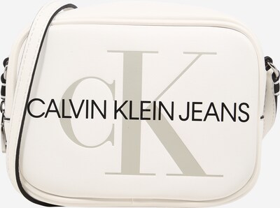 Geantă de umăr Calvin Klein Jeans pe gri deschis / negru / offwhite, Vizualizare produs