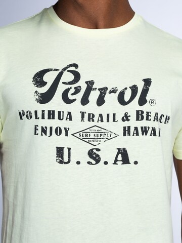 Petrol Industries - Camisa 'Sandcastle' em amarelo