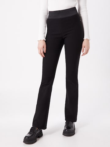 Freequent Boot cut Pants in Black: front