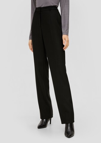 s.Oliver BLACK LABEL Regular Hose in Schwarz