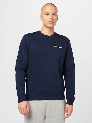 Sweat-shirt 'Classic' Champion Authentic Athletic Apparel en bleu : devant