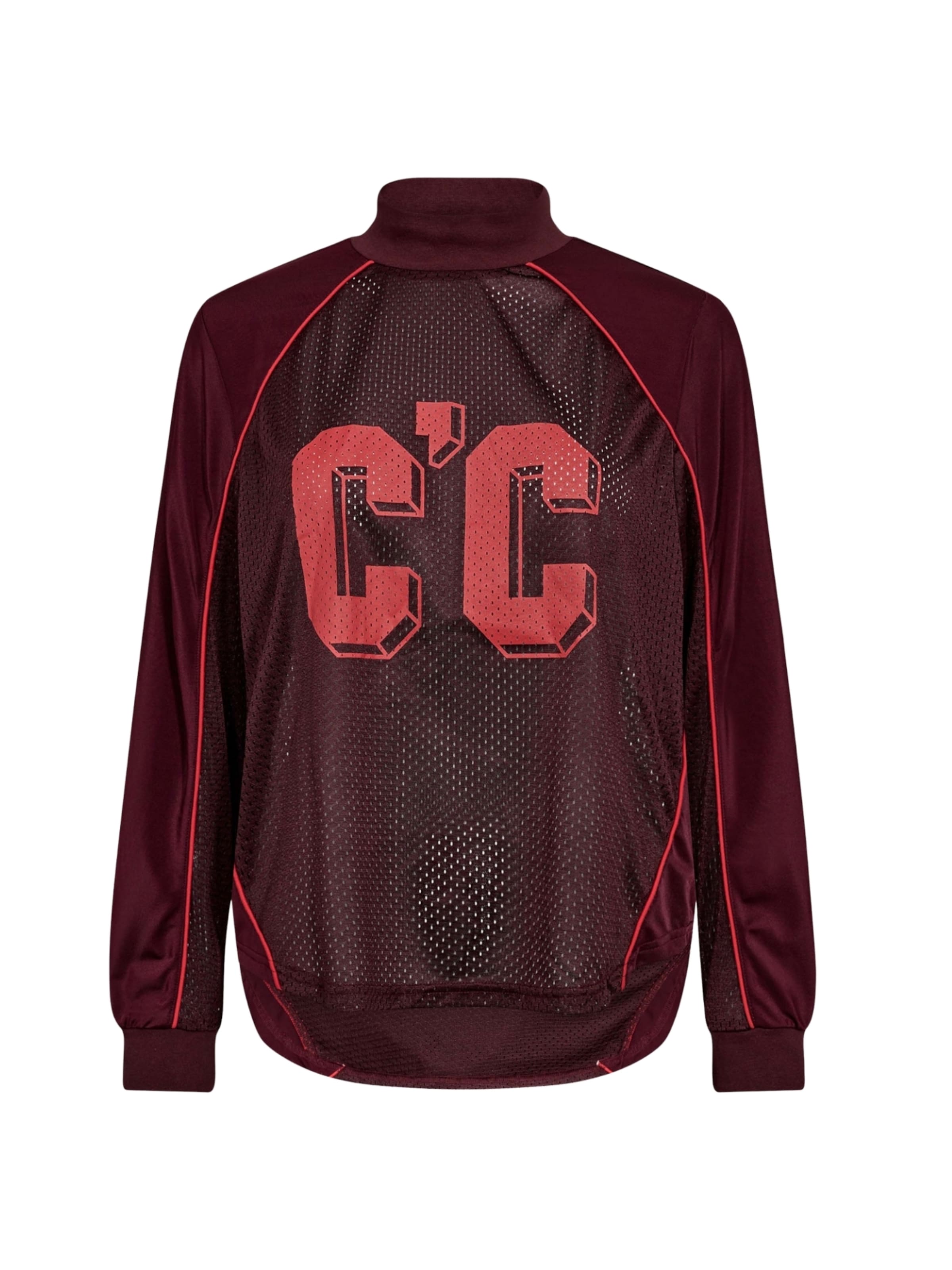 co'couture Shirt 'Trey' in Rot: Vorderseite