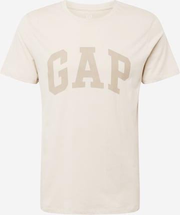 GAP Regular fit Тениска в бежово: отпред