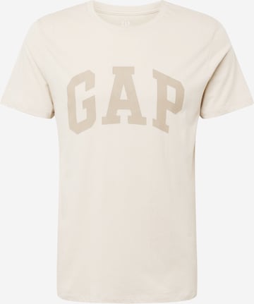 T-Shirt GAP en beige : devant