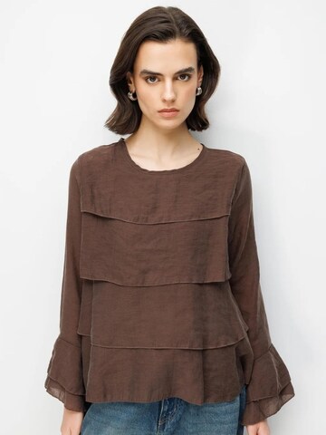 MixRay Blouse 'Blusen' in Bruin