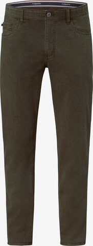 REDPOINT Regular Pants in Green: front