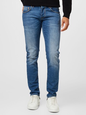 Herrlicher Slimfit Jeans 'Trade' in Blauw: voorkant