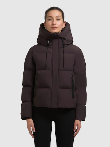khujo Winter jacket 'Enits' in Purple: front