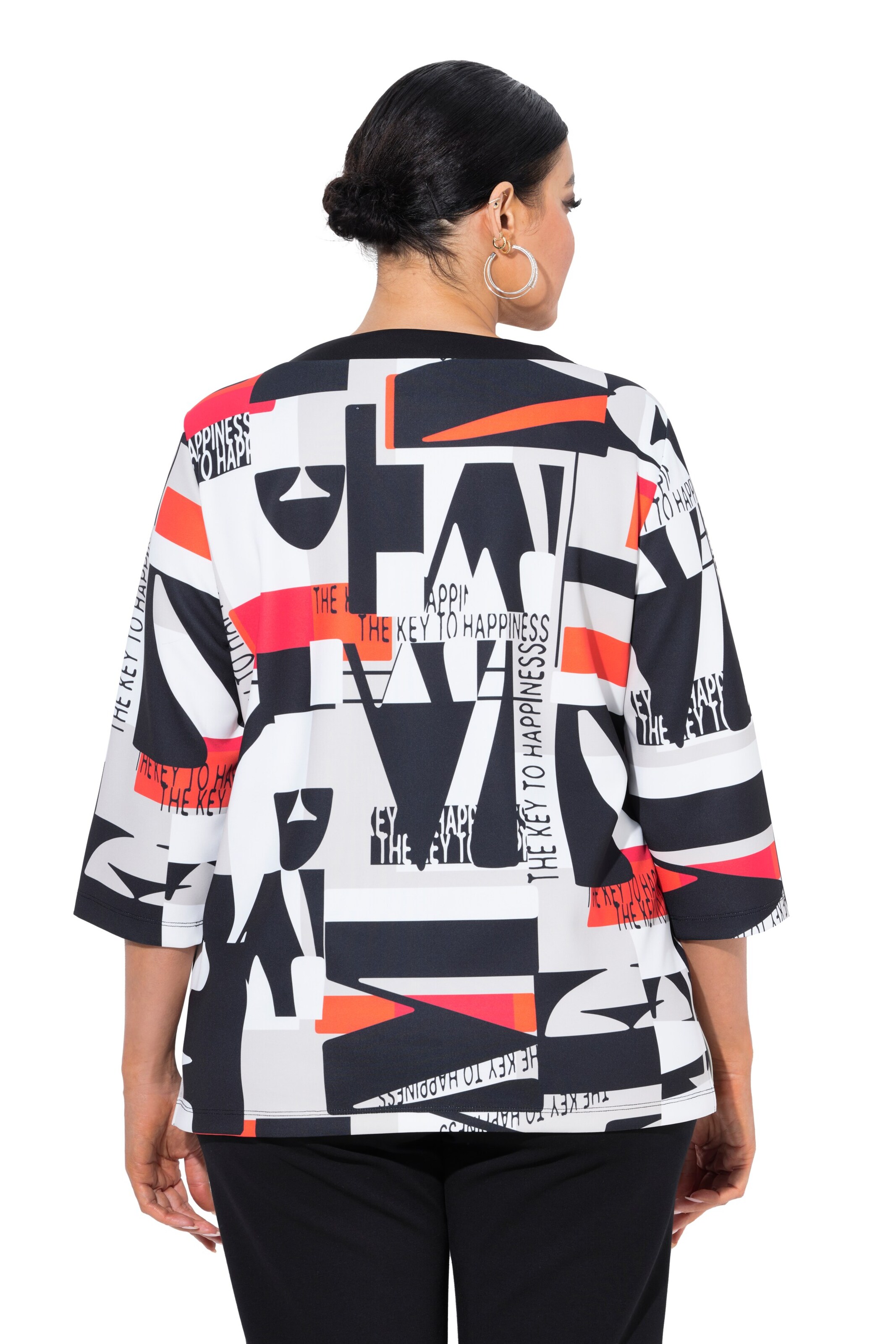 Ulla Popken Pullover in Schwarz