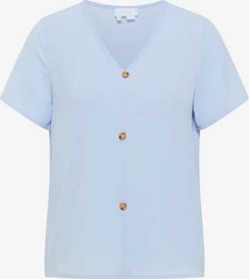 usha WHITE LABEL Blouse in Blauw: voorkant