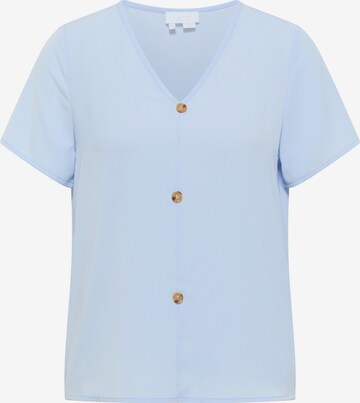 usha WHITE LABEL Blouse in Blauw: voorkant