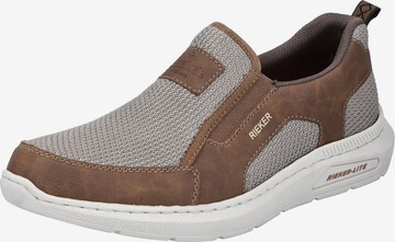 RIEKER Classic Flats 'B7264' in Brown: front
