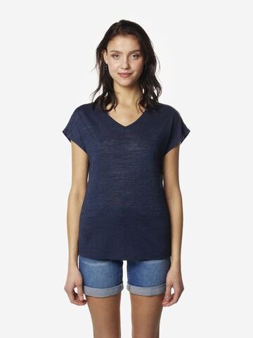 KOROSHI T-shirt i blå: framsida