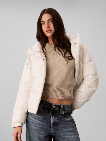 balta Calvin Klein Jeans Demisezoninė striukė 'Classic': priekis