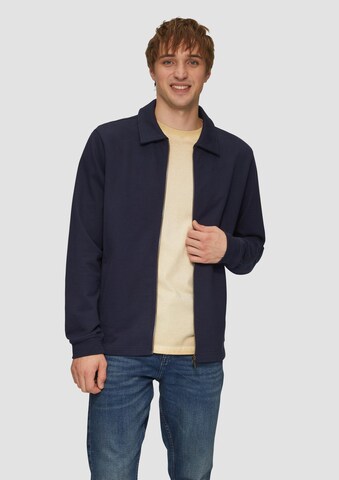QS Sweatjacke in Blau: Vorderseite