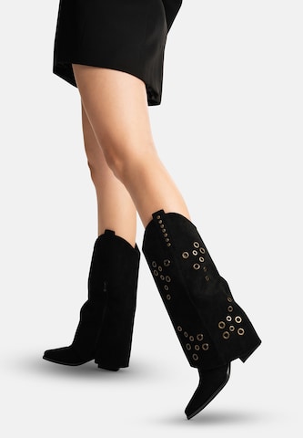 Bottes de cowboy Salinyang en noir