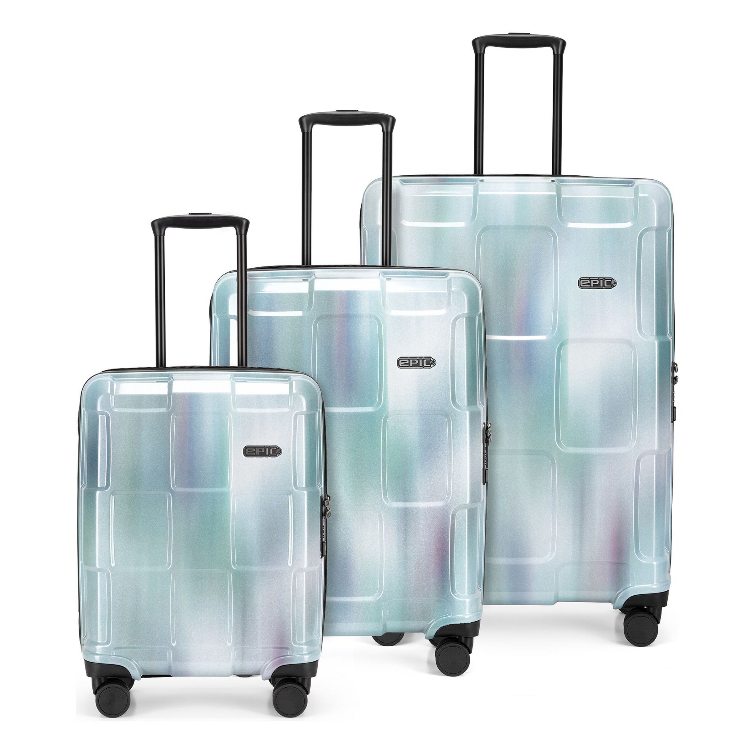 Epic Suitcase set 'Crate' in Blue: front