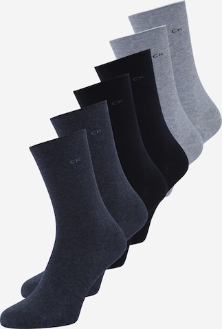 Chaussettes Calvin Klein Underwear en bleu : devant