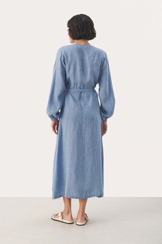 Robe 'Elinora' Part Two en bleu