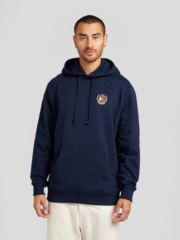 Tommy Jeans Sweatshirt in Blauw: voorkant