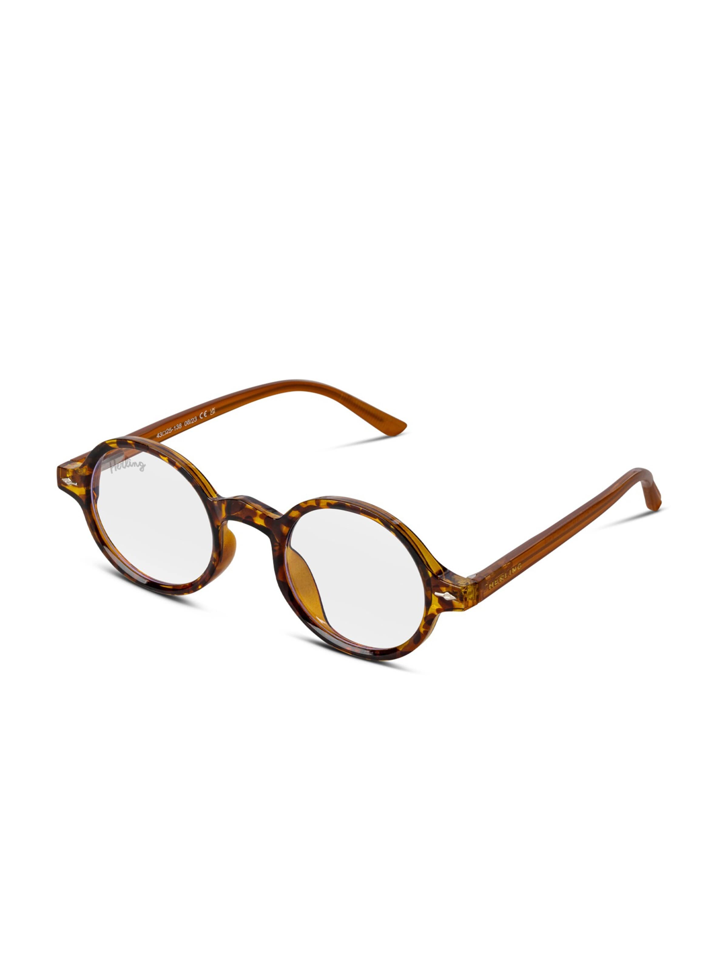 Herling Glasses 'Thalia Blue Light' in Brown: front