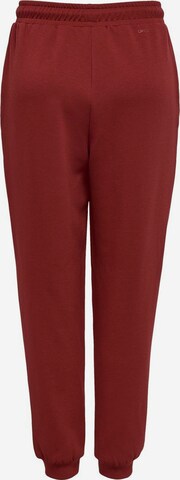 ONLY PLAY Tapered Workout Pants in Red