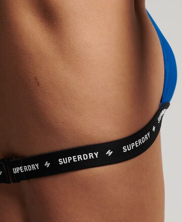 Triangle Hauts de bikini Superdry en bleu