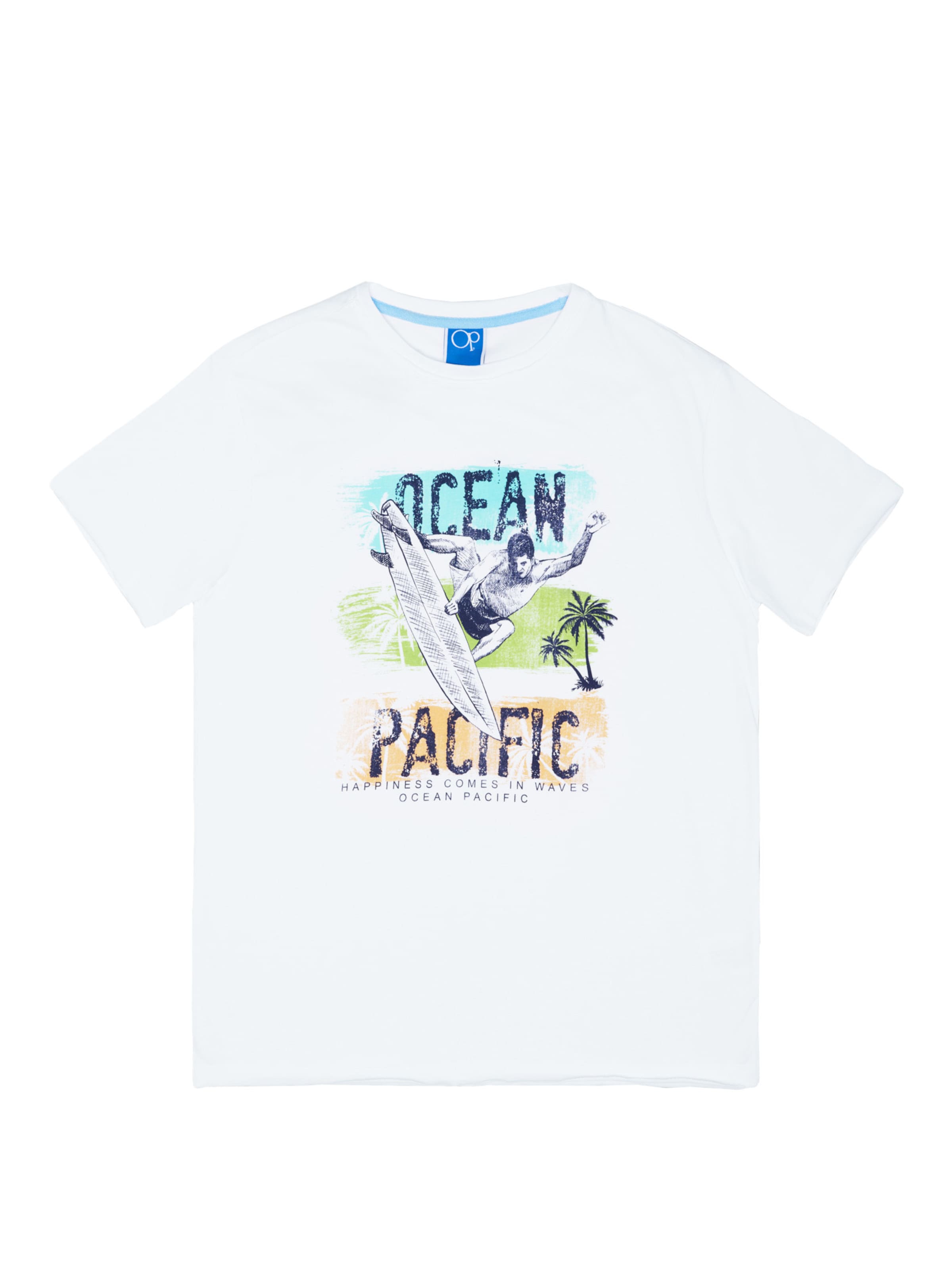 Ocean Pacific Tričko 'Broulee' – bílá: přední strana