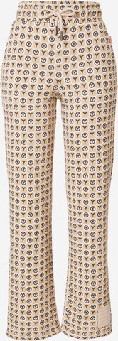 Carlo Colucci Regular Broek in Beige: voorkant