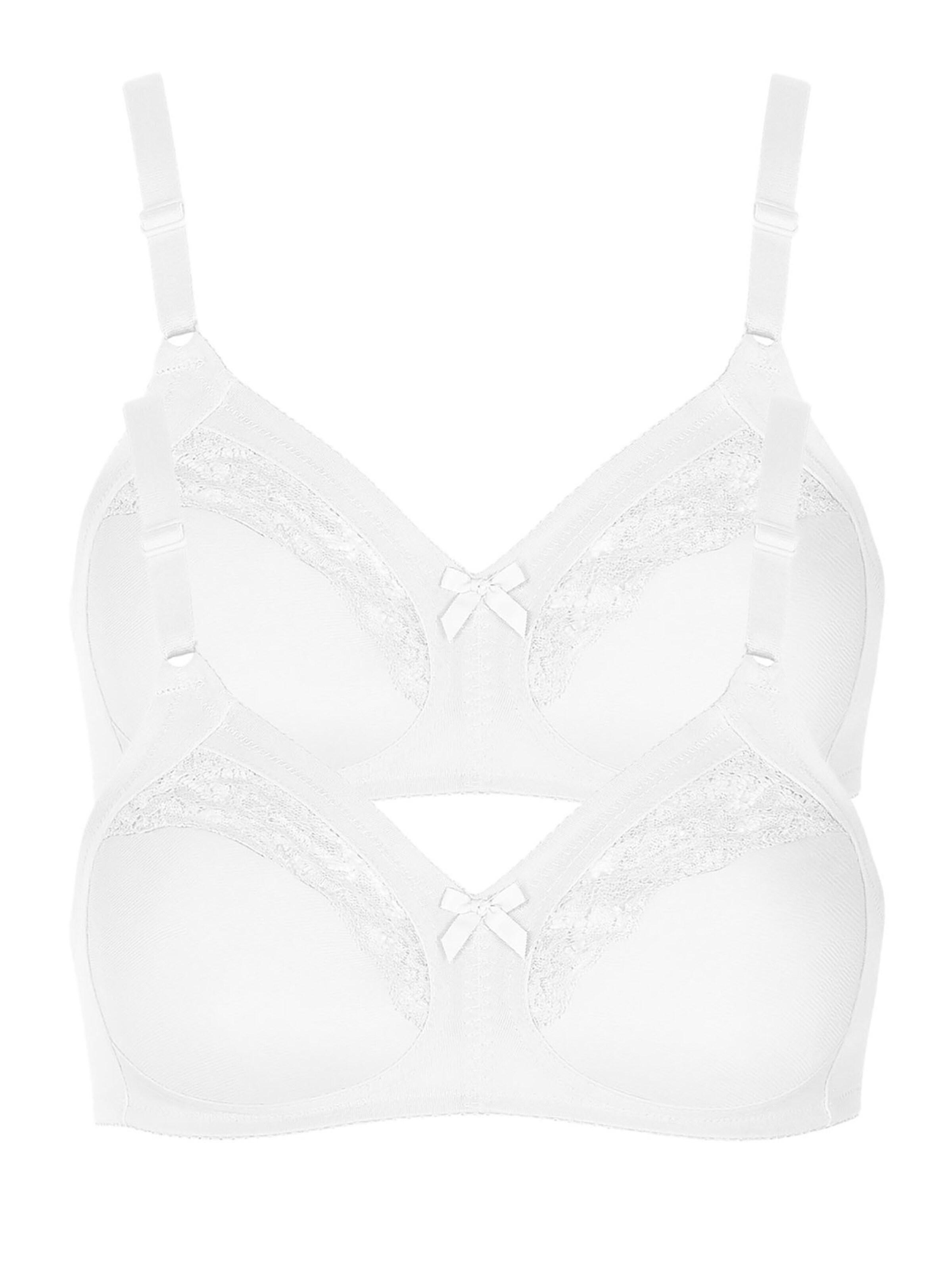 Lisca Bra 'Minca' in White: front