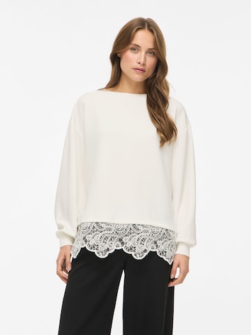 VILA Sweatshirt 'SIF' i hvid: forside