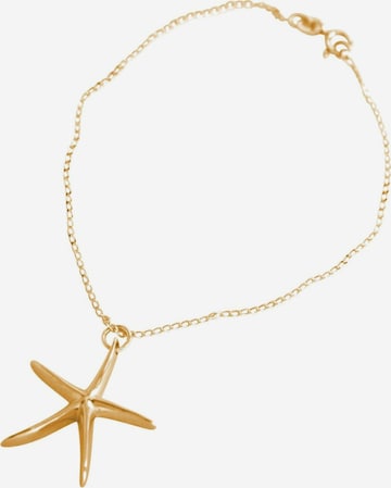 Gemshine Bracelet 'Maritim Seestern' in Gold